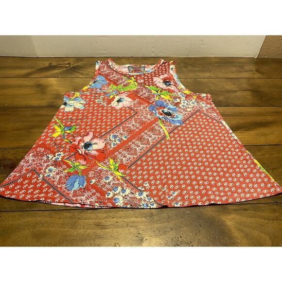 Johnny Was Women's Martha Swing Tank Top Floral Boho Casual Viscose Bamboo M - Picture 4 of 10
